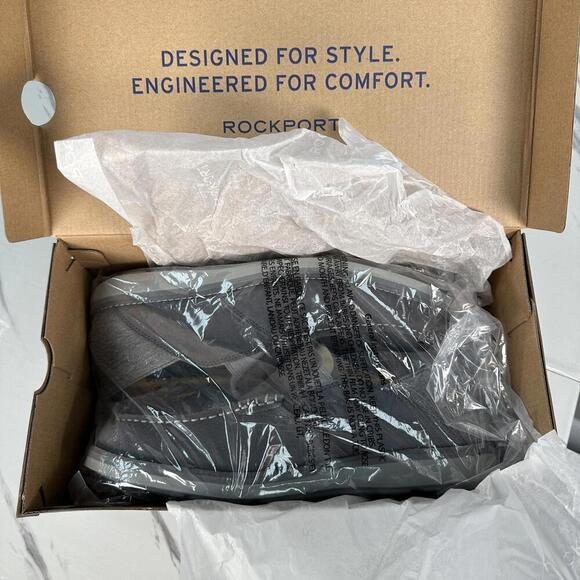 NIB Rockport Tucker Venetian Gray Slip Ons 10 - Picture 9 of 10